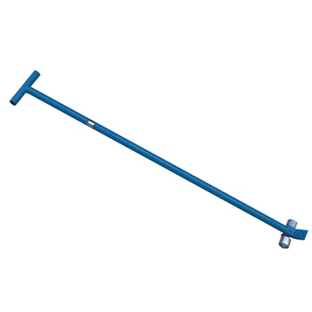 Pake Handling Tools Industrial Steel Roller Pry Bar, 5T Cap., 79'' Length, 0.7'' Toe Thickness PAKRC50